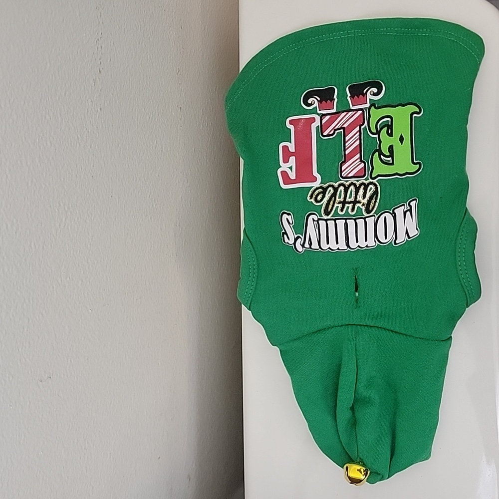 Christmas Elf Dog Costume For Small Dog